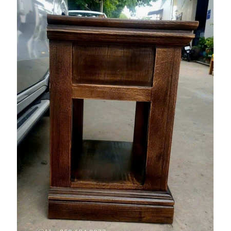 Dark Walnut Oil : Tủ Gổ Sồi 1 Ngăn Kéo